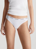 3 Pack Thong (Low-Rise) - Black/White/Grey Heather