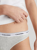 3 Pack Thong (Low-Rise) - Black/White/Grey Heather