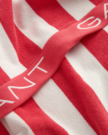 Block Stripe Beach Towel - Watermelon Red