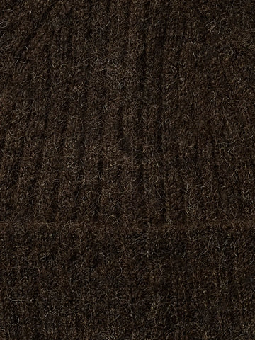 Lulu Wool Blend Knit Beanie - Delicioso Melange