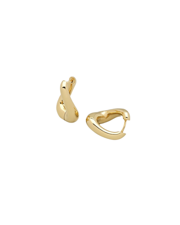 Twist Hoops - Gold
