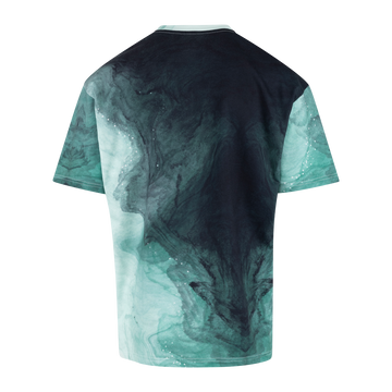 Stitch Tee - Deep Ocean Aop