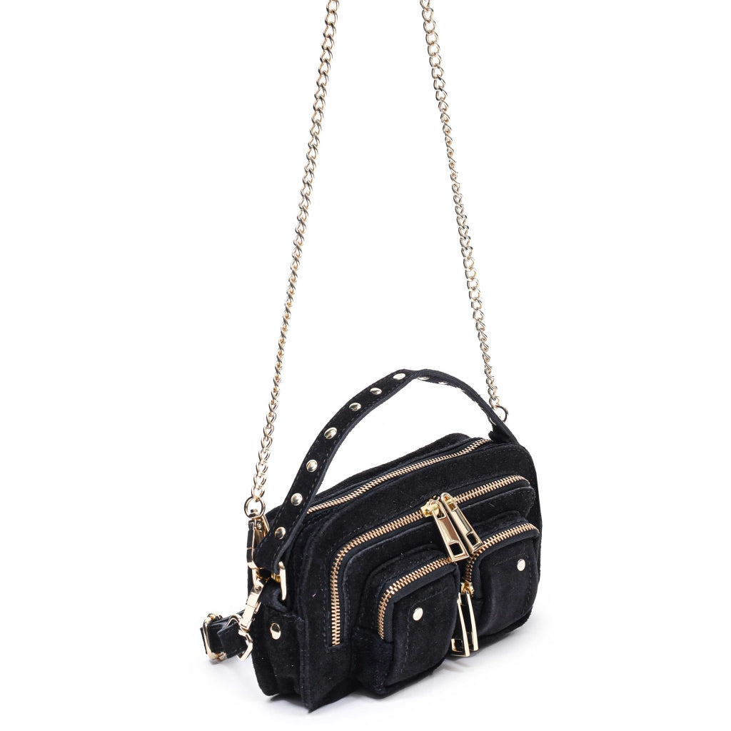 Helena Suede W. Gold - Black