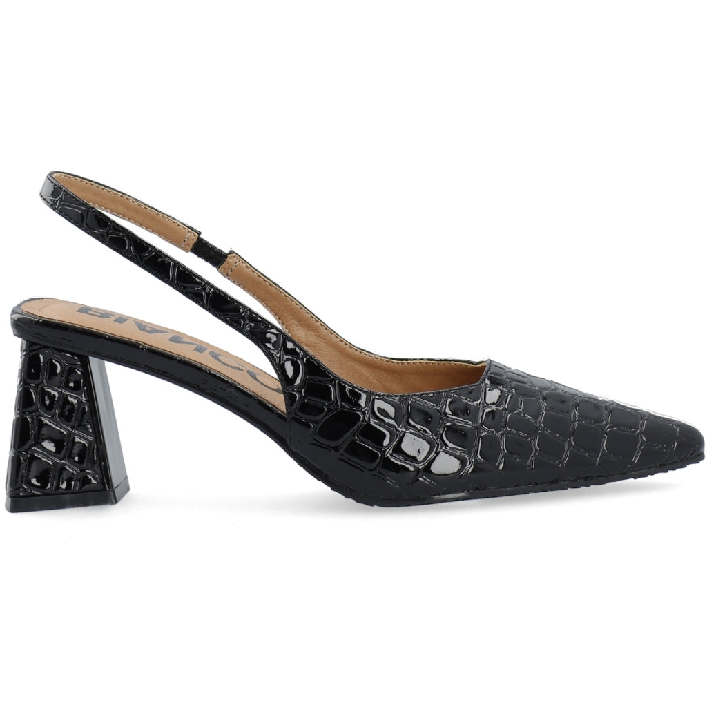 Biamaralyn Slingback Patent Pumps - Off White