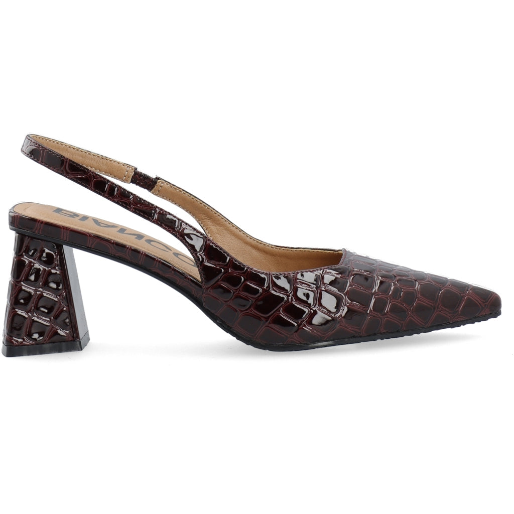 Biamaralyn Slingback Patent Red