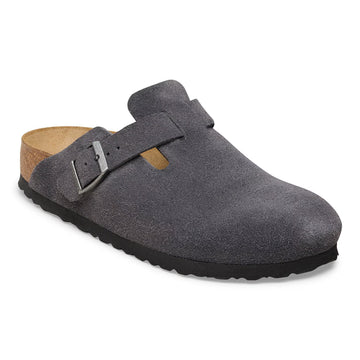 Boston Suede Leather Regular - Charcoal