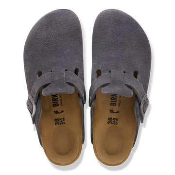 Boston Suede Leather Regular - Charcoal