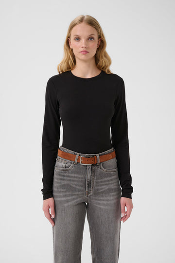 Gzmida Ls Top - Black