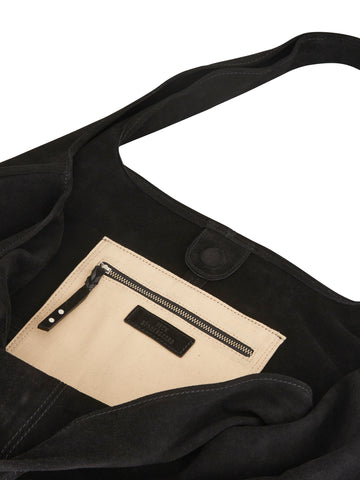 Suede Dalliea Bag - Black