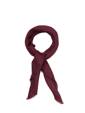 Cashma Small Scarf - Burgundy