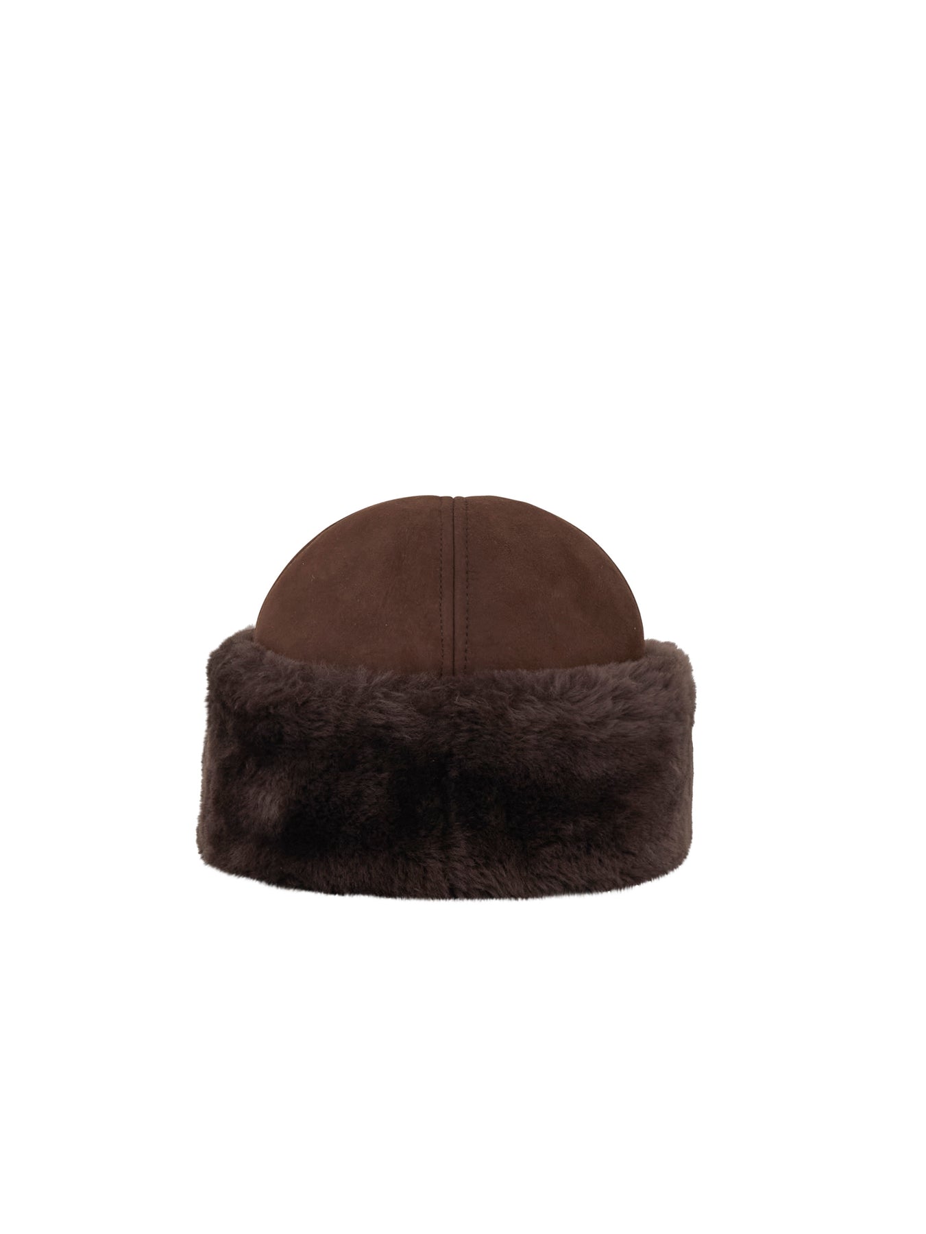 Dora Shearling Hat - Chocolate Torte
