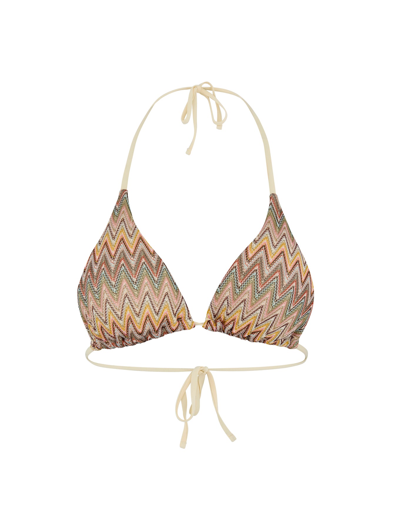 Amber Bel Bikini Top - Multi/Yellow