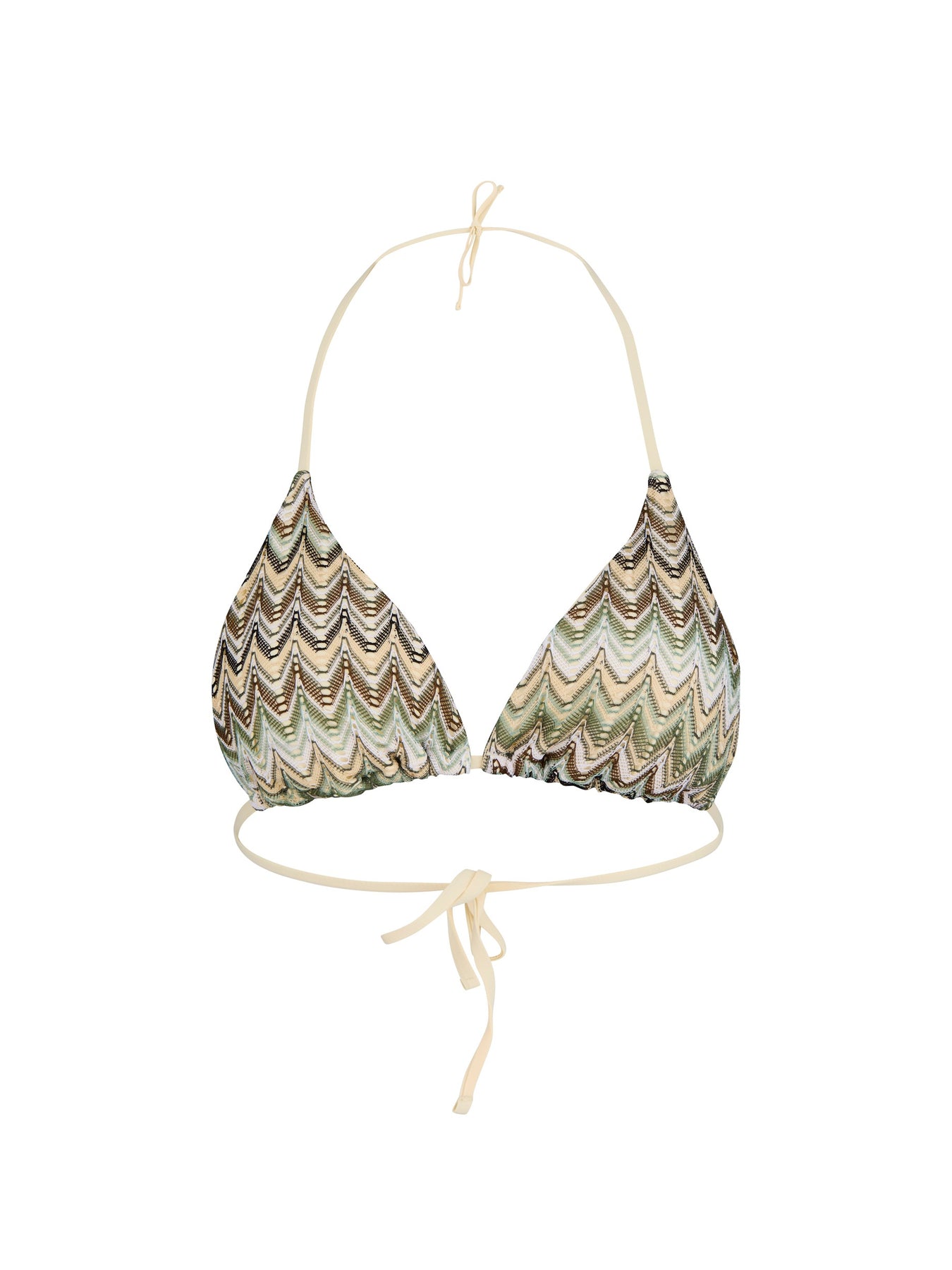 Amber Bel Bikini Top - Beetle Green