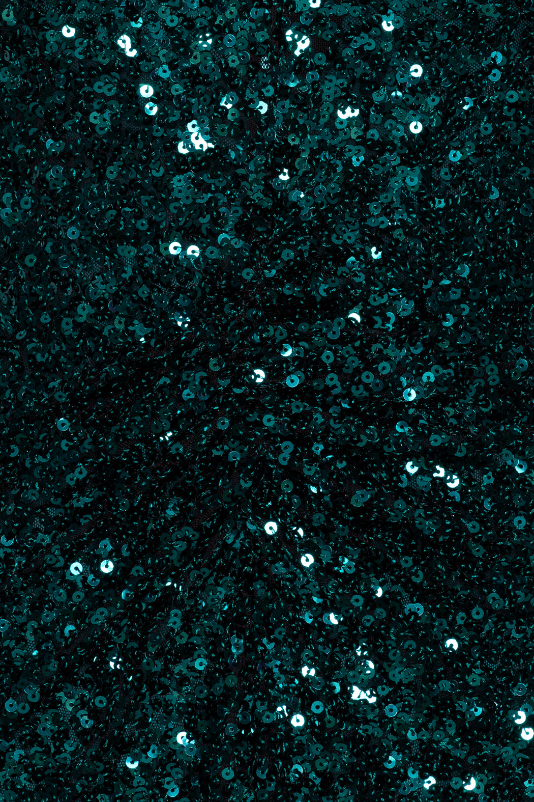 Sequins Midi Slit Dress - Sea Moss