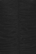 Mini Ruched Ls Dress - Black Comb.