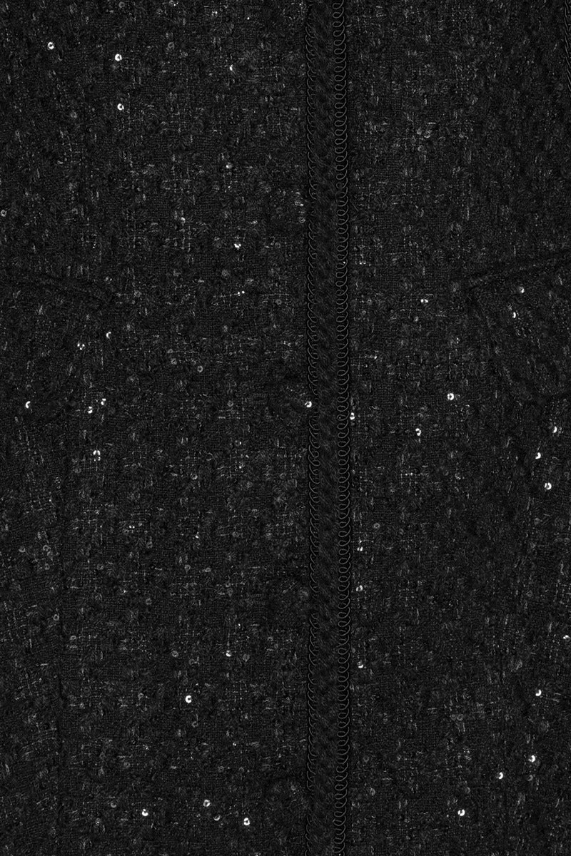 Boucle Blazer Dress - Black