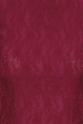 Lace Mini Dress - Ruby Wine