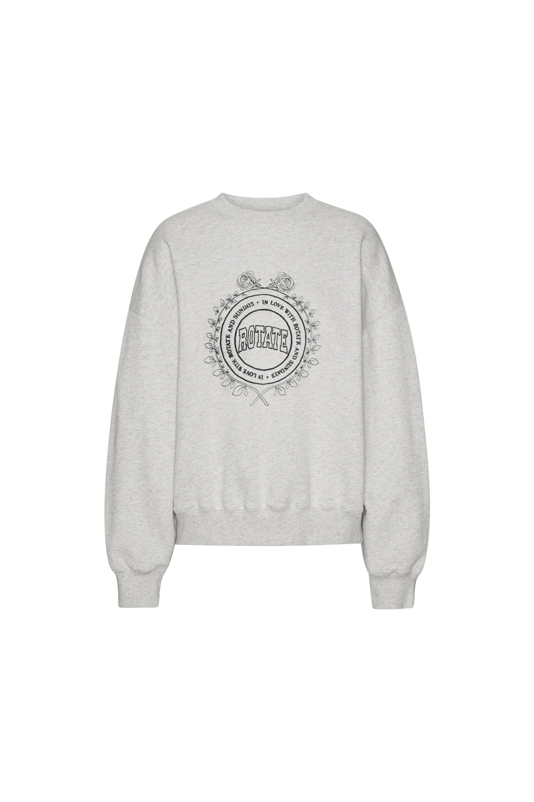 Heavy Sweat Crewneck - White Melange