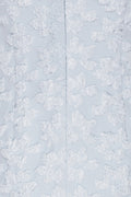 Jacquard Midi Puffy Dress - Illusion Blue