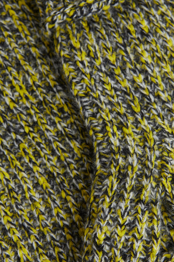 Monica Moulinere Knit Mittens - Dark Grey