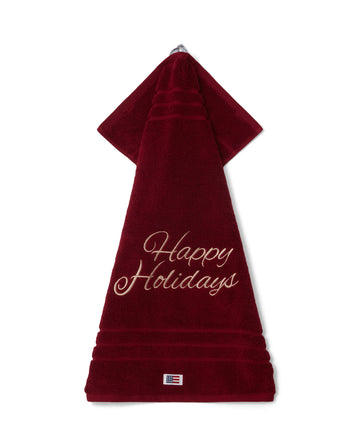 Original Towel 50X70 - Wine Happy Holidays