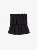 Sculpted Tube Top - Black
