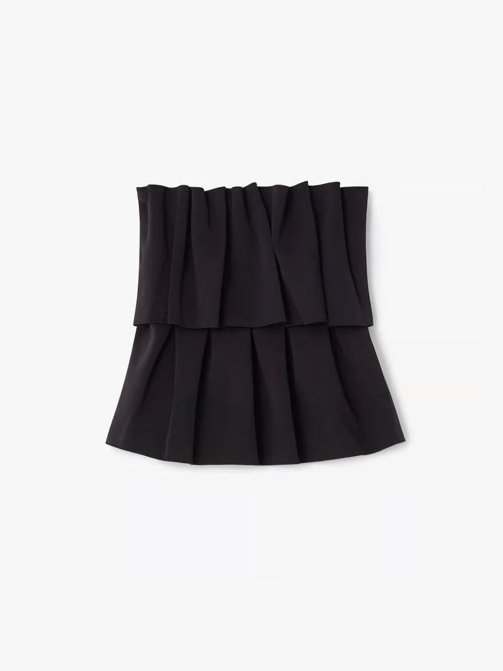 Sculpted Tube Top - Black