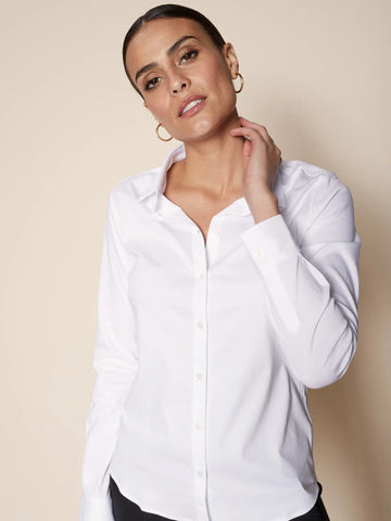Tina Jersey Shirt - White