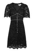Belle Mini Dress - Black Lace
