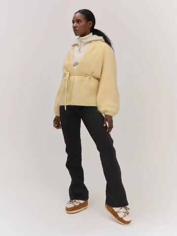 Fredrikke Chunky Cardigan - Yellow