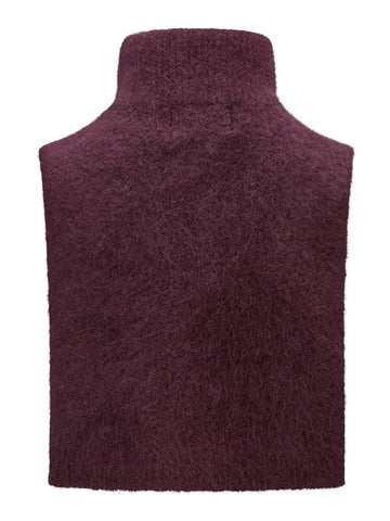 Belinda Chunky High Neck - Red Wine