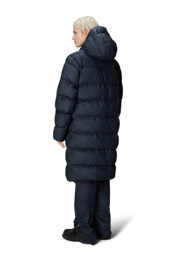 Alta Longer Puffer Jacket - Navy
