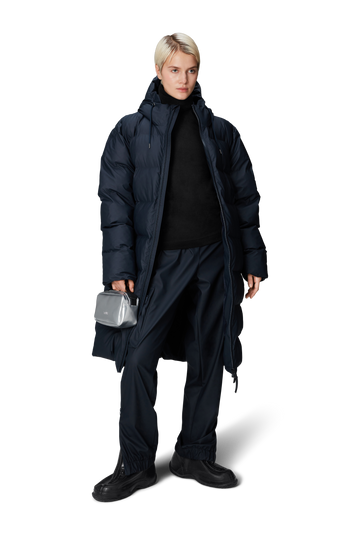 Alta Longer Puffer Jacket - Navy