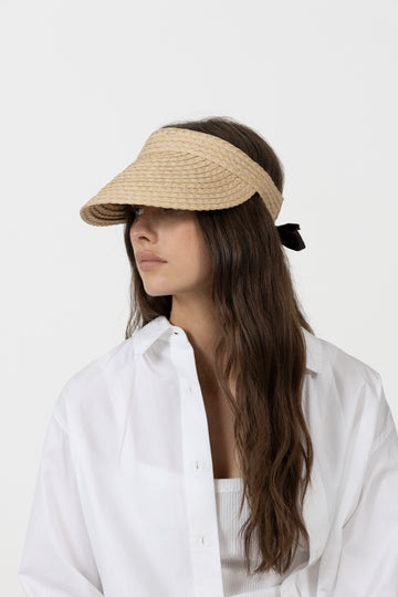Day Straw Visor - Starfish Beige