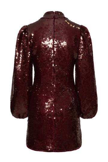 Juli Sequin Dress - Oxblood