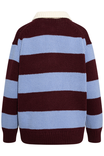 Sweater-Rugby - Harvardwne/Nwlitchblue