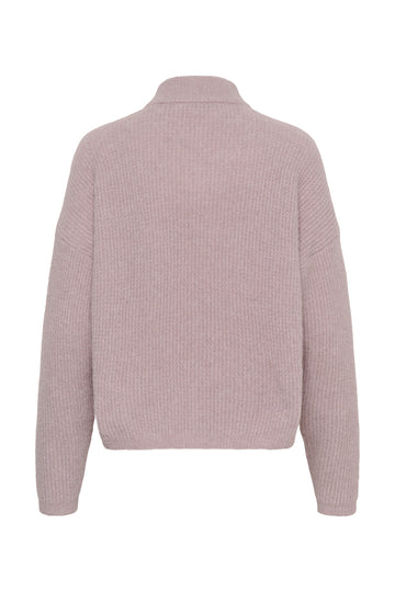 Alphagz Short Cardigan - Quail Melange