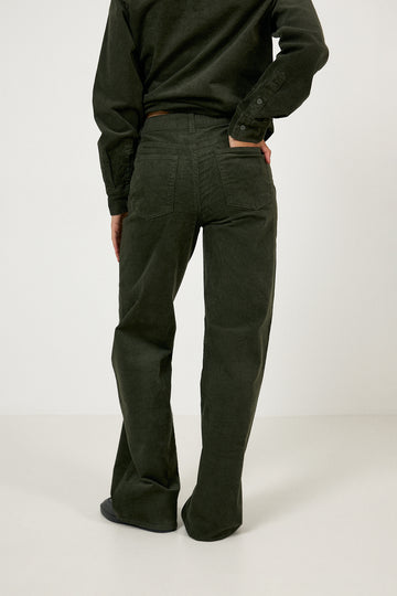 Wide Runa Hw Corduroy Pant - Deep Depths