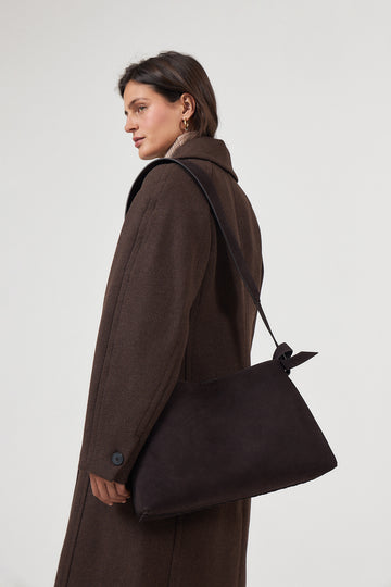 Slfstella Medium Suede Bag - Delicioso