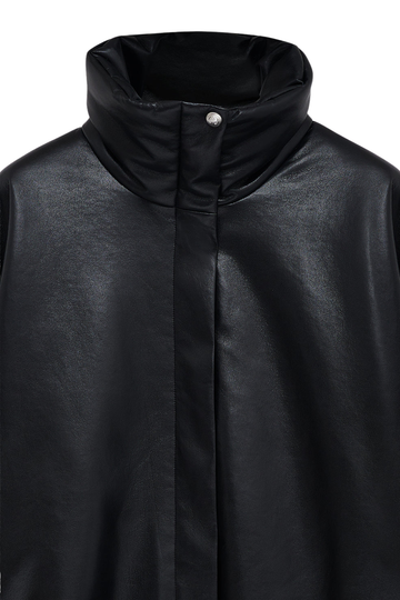 Cyrus Jacket - Black Recycled Leather