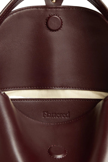 Gaia Mini Bag - Burgundy Leather