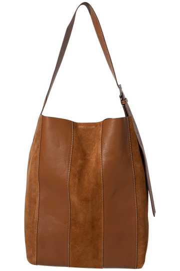 Mixel Mae Buckle Bag - Cognac Brown