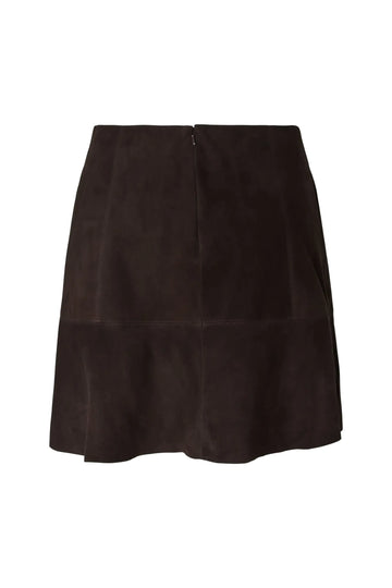 Yascolly Hw Suede Skirt - Coffee Bean