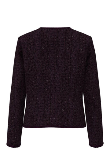 Yasselina Ls Blazer Jacket - Plum Perfect