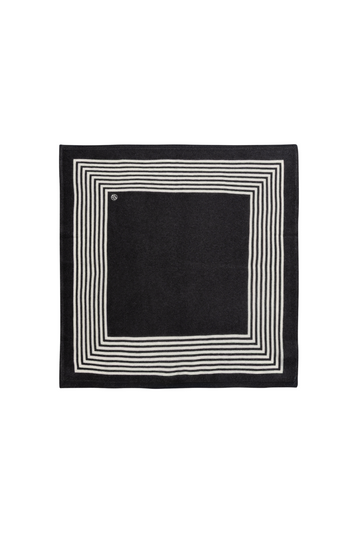 Striped Scarf - Black & White