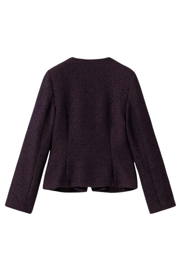 N-Kasaundra Ls Blazer - Dark Plum