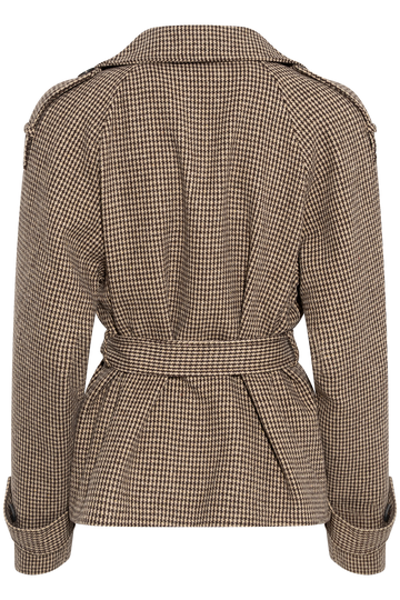 Veraic Trenchcoat - Brown Checks