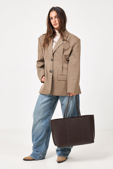 Perry Tote - Deep Brown