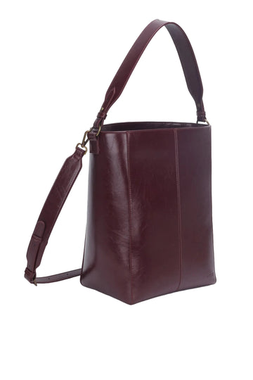 Casset Raw Structure - Deep Burgundy