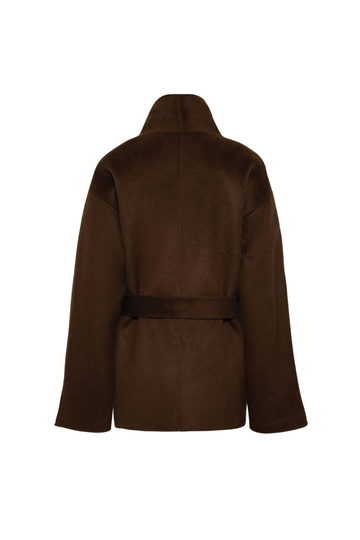 Houston Coat Midi - Chestnut